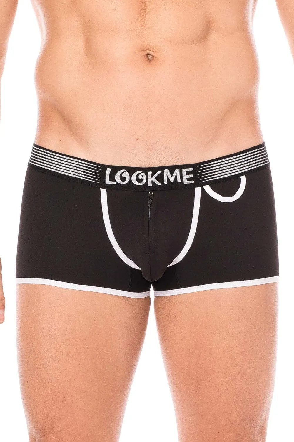 Mini Pants Noir Échancré Urban Confortable