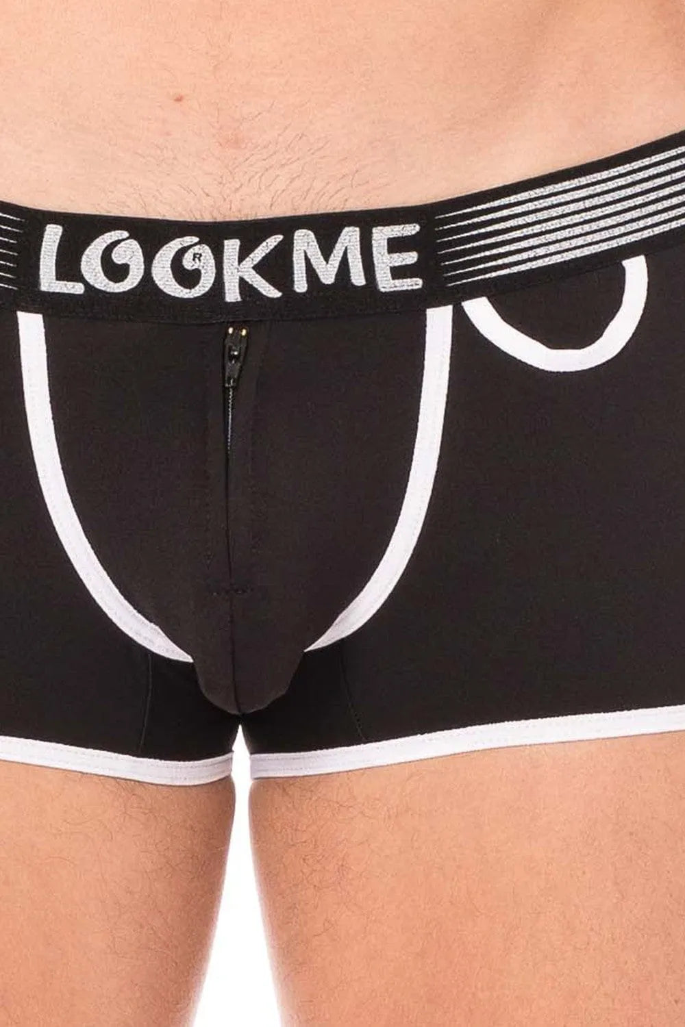 Mini Pants Noir Échancré Urban Confortable