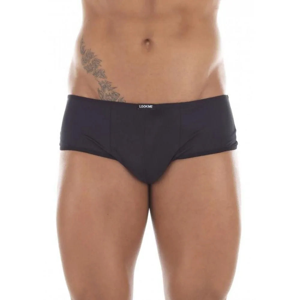Mini Short Transparent Dos Opaque Devant