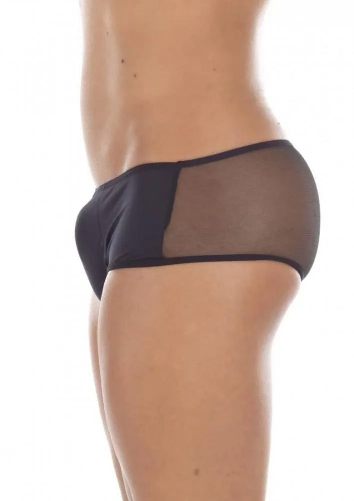 Mini Short Transparent Dos Opaque Devant