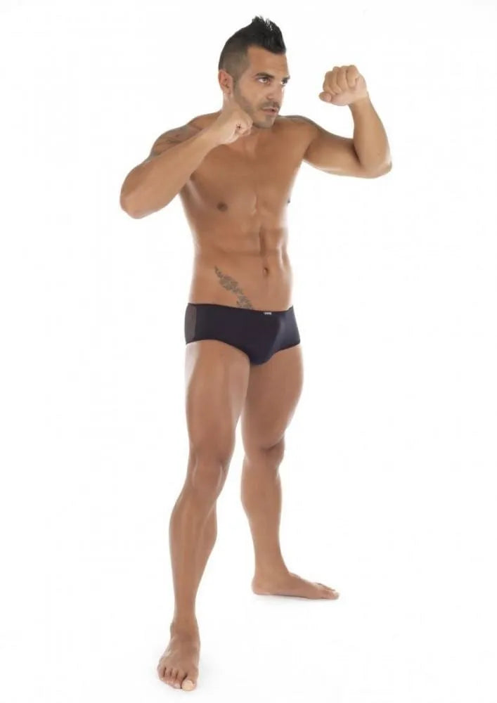 Mini Short Transparent Dos Opaque Devant