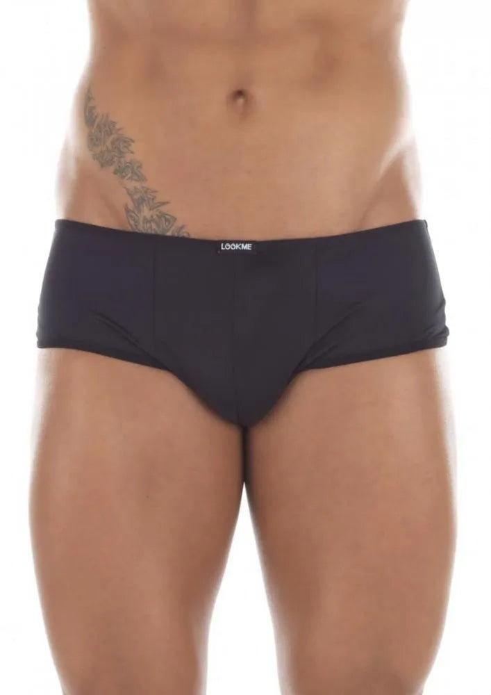Mini Short Transparent Dos Opaque Devant