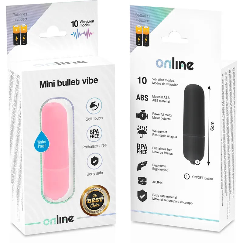 Mini Vibromasseur Bullet Puissant Imperméable