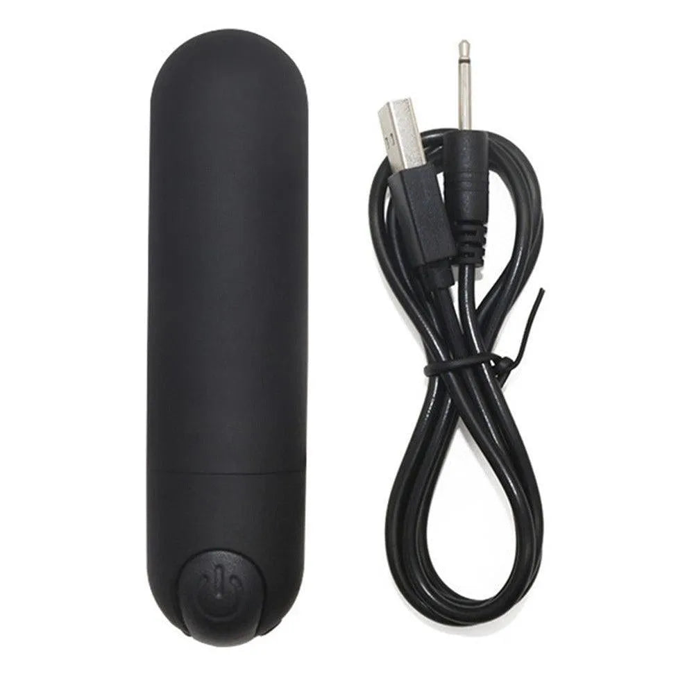Mini Vibromasseur Clitoridien Waterproof Silicone Noir