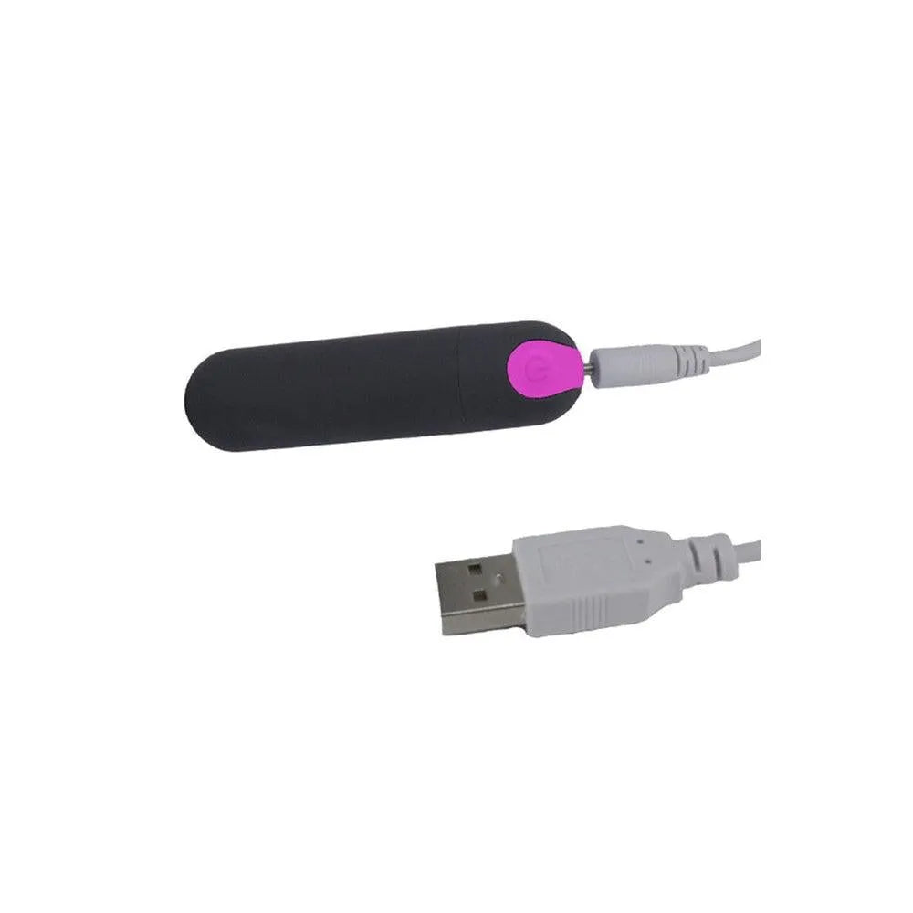 Mini Vibromasseur Clitoridien Waterproof Silicone Noir
