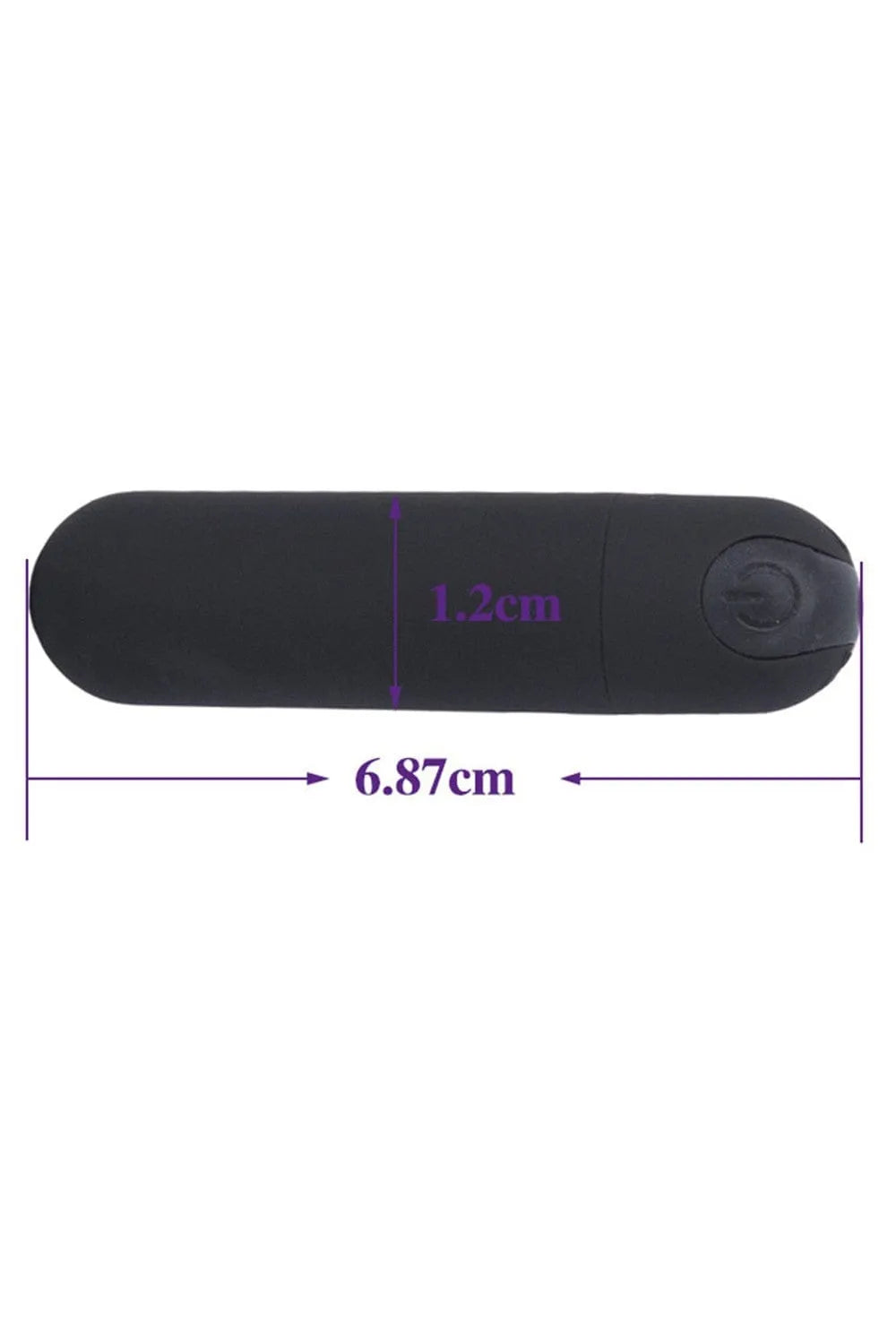 Mini Vibromasseur Clitoridien Waterproof Silicone Noir