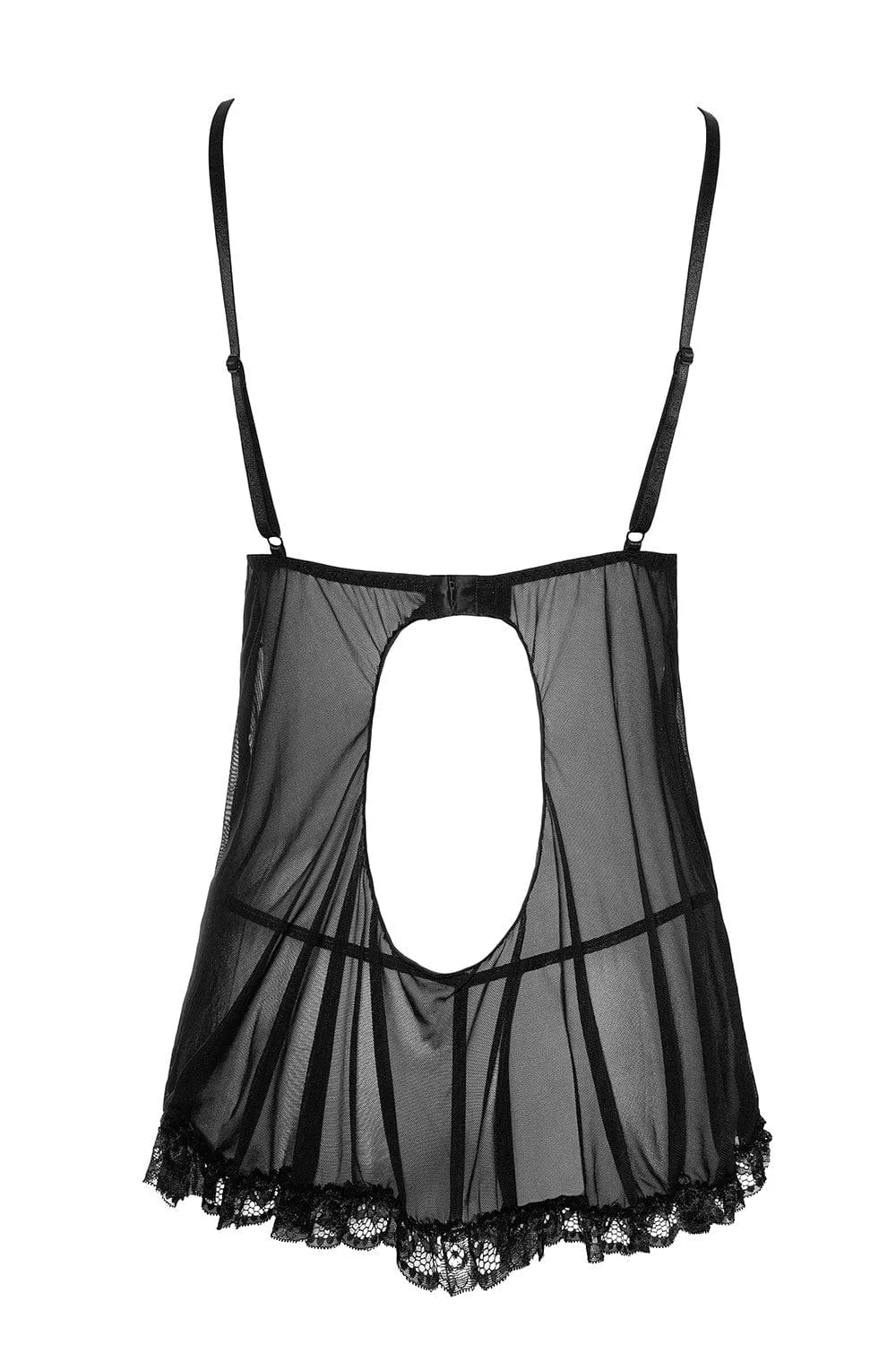 Nuisette femme transparente dentelle