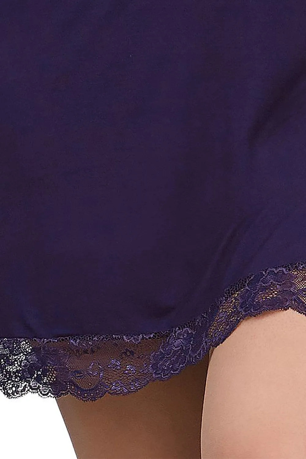 Nuisette Grande Taille Prune En Jersey Doux