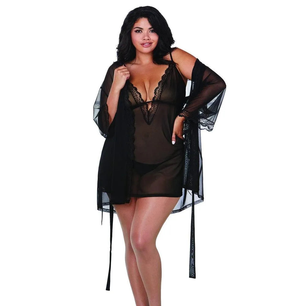 Nuisette Grande Taille Transparente