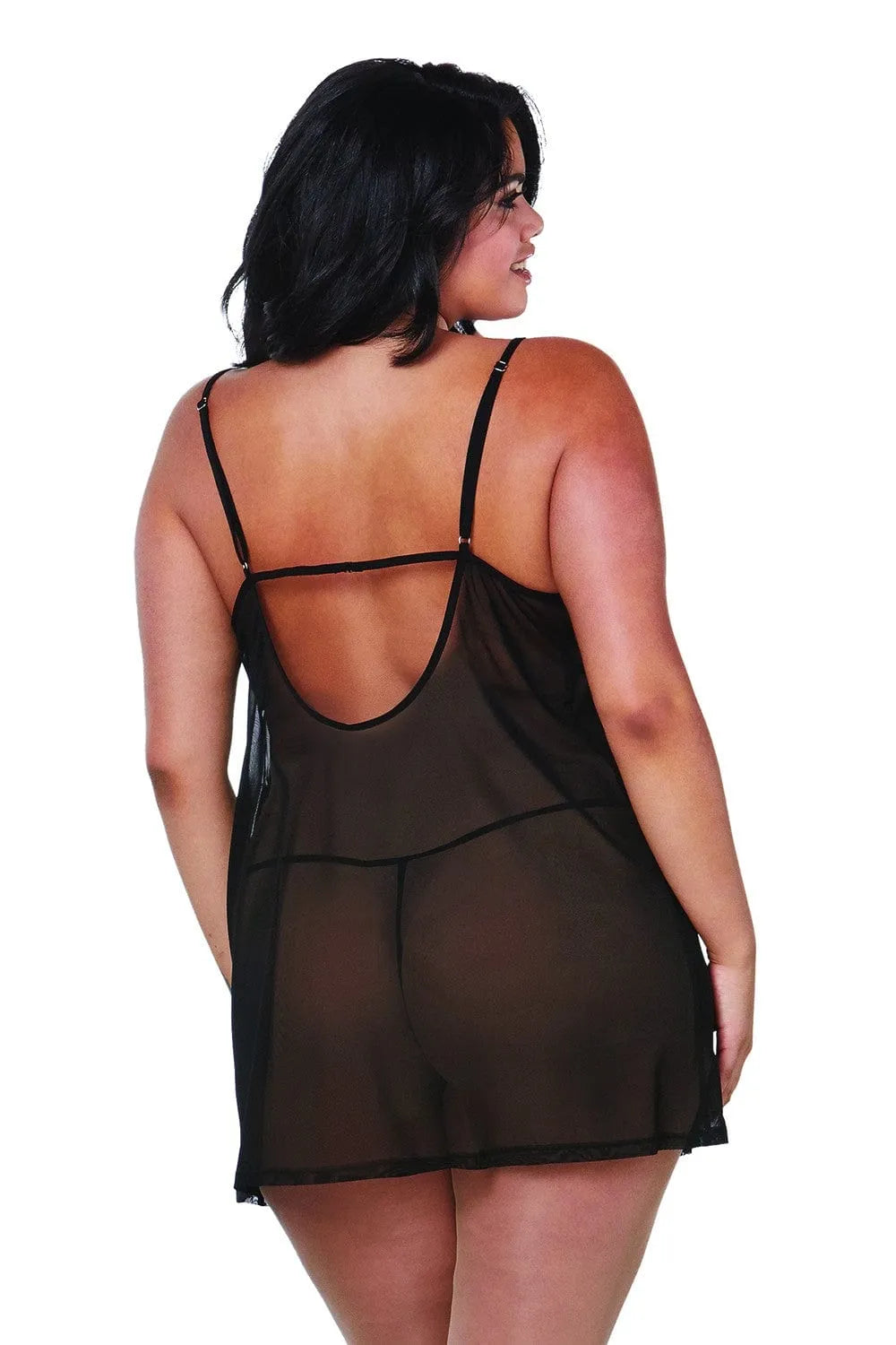 Nuisette Grande Taille Transparente