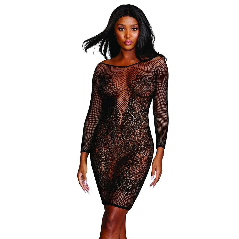 Nuisette Sexy Manche Longue