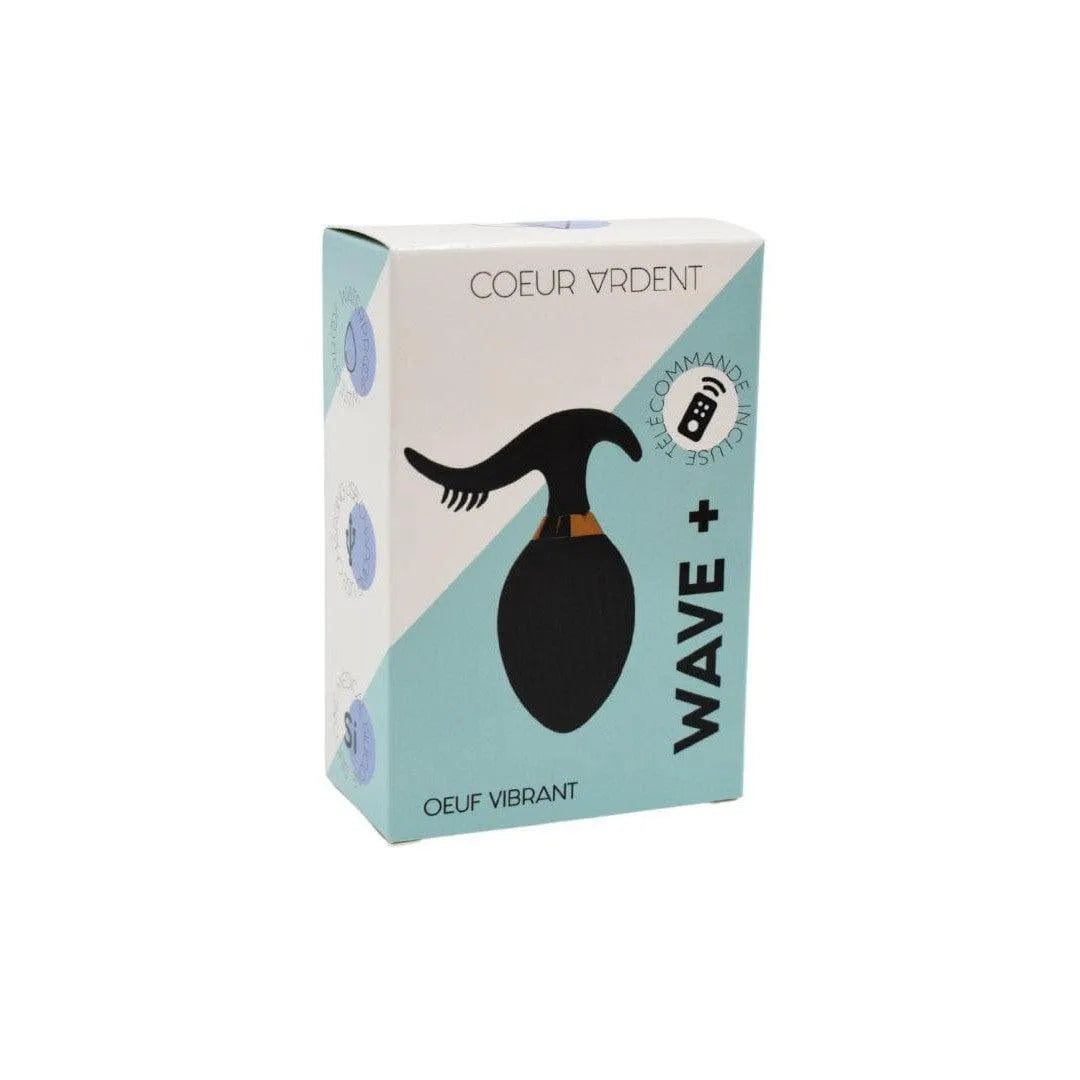 Oeuf Vibrant Noir Télécommandé Waterproof