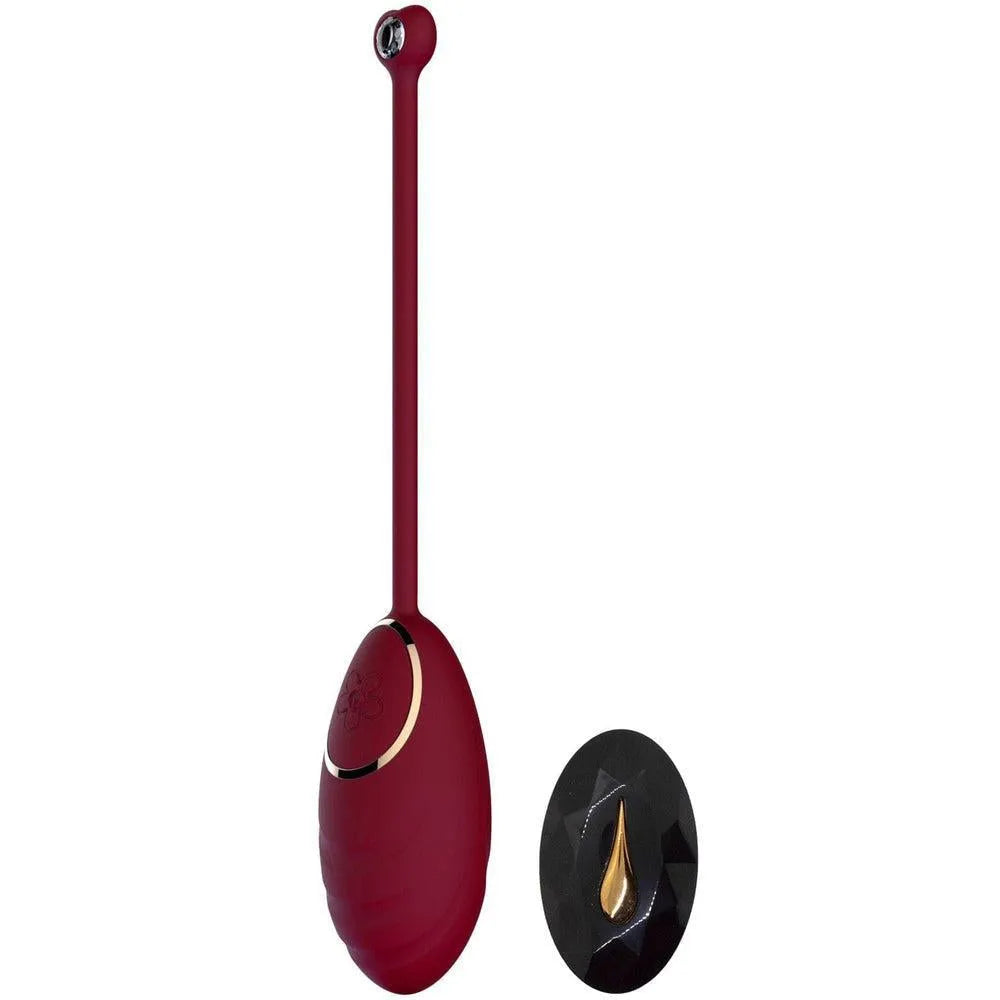 Oeuf Vibrant Rouge Télécommandé Silicone