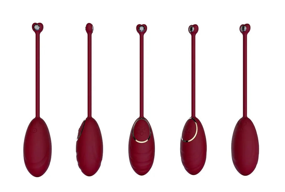 Oeuf Vibrant Rouge Télécommandé Silicone