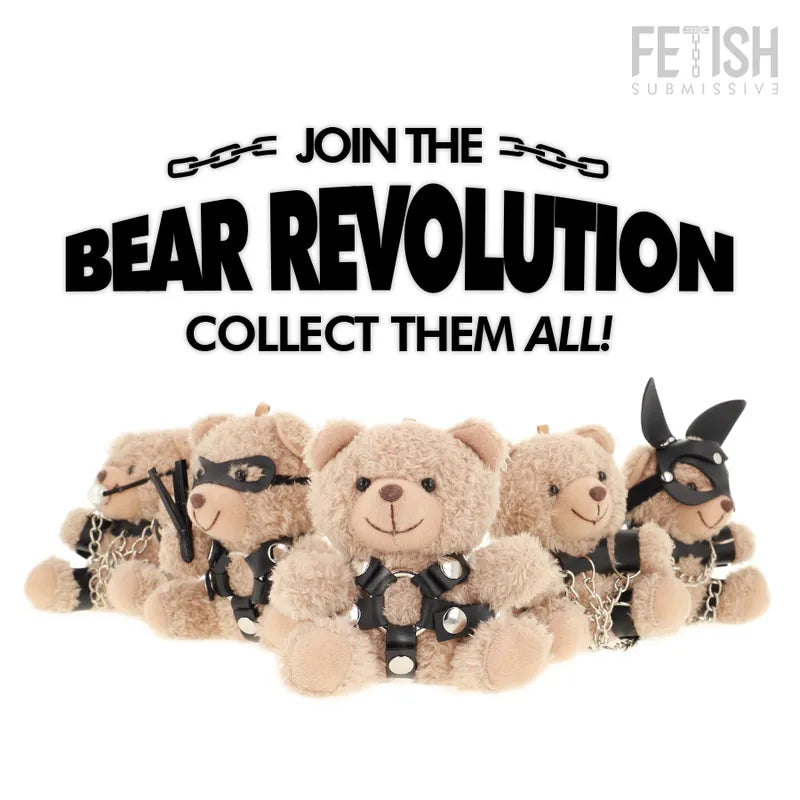 Ours En Peluche Rebelle En Cuir