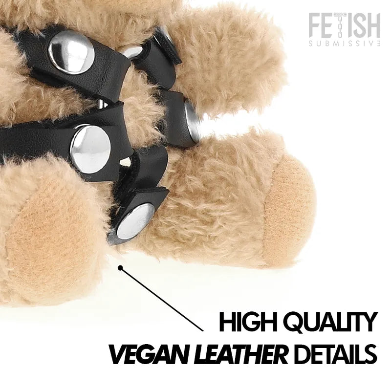 Ours En Peluche Rebelle En Cuir