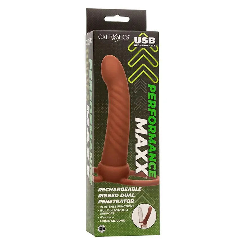 Pénétrateur Double Silicone Imperméable Rechargeable
