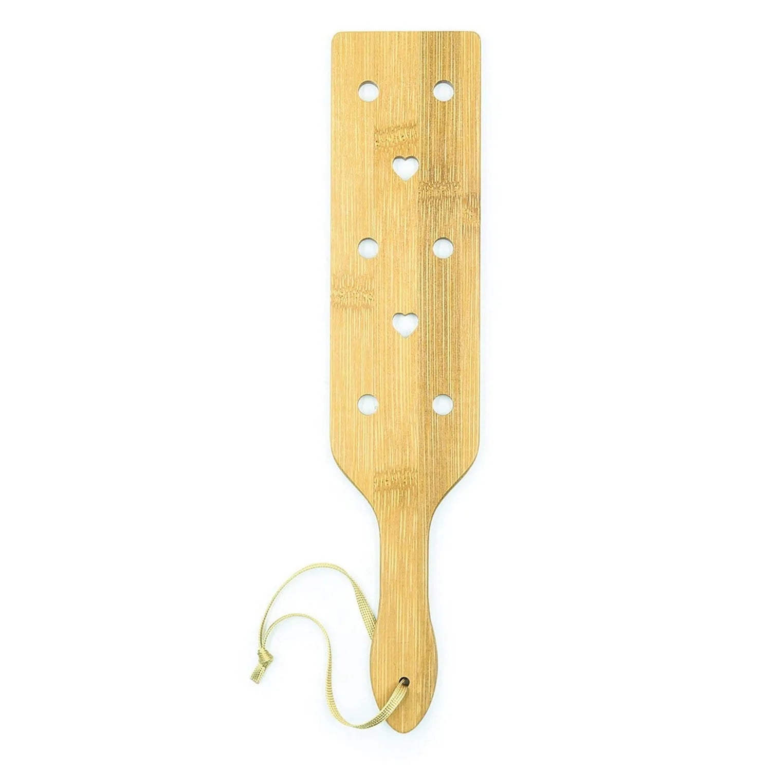Paddle En Bambou Naturel Avec Motifs Cœur