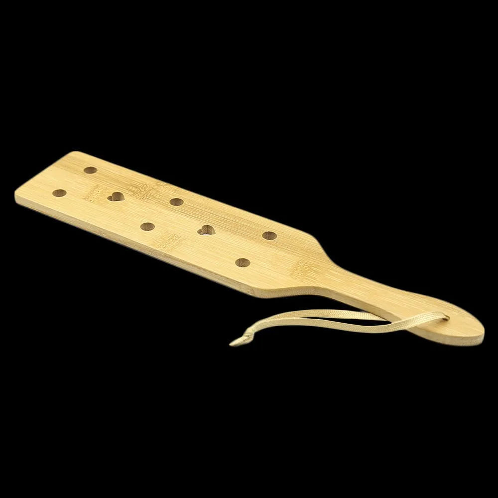 Paddle En Bambou Naturel Avec Motifs Cœur