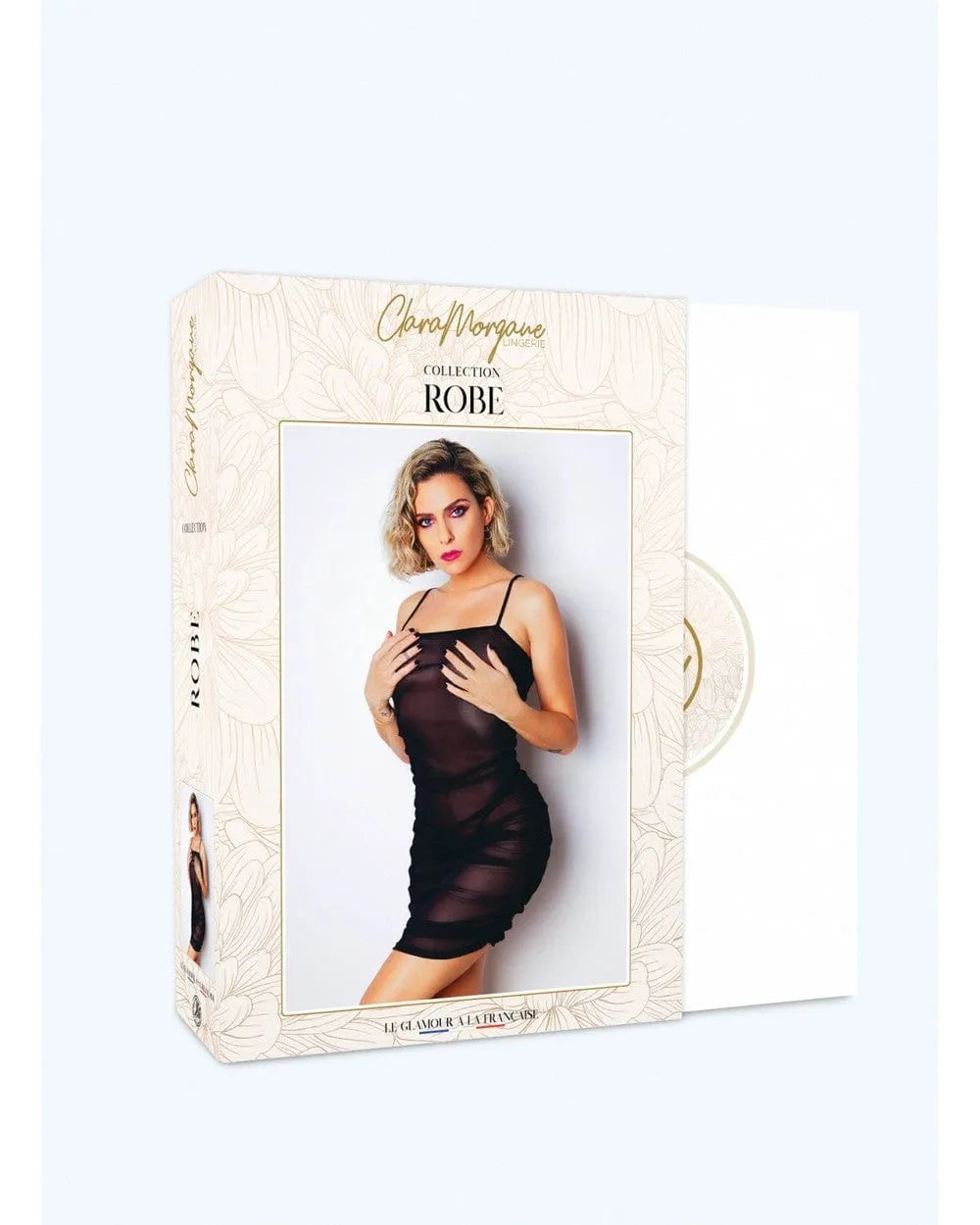 Petite Robe Noire Satinée Clara Morgane