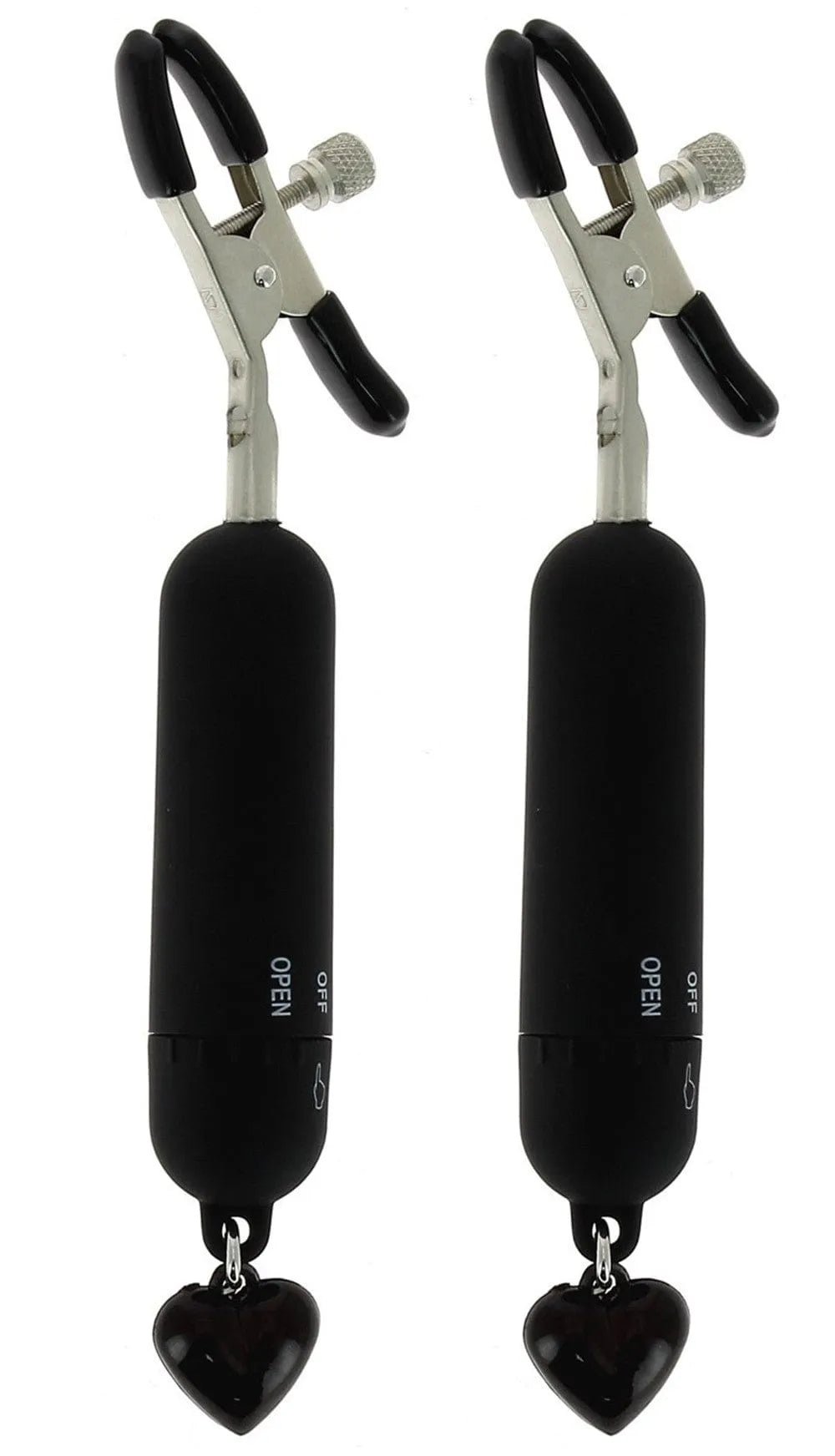 Pinces À Seins Vibrantes Waterproof Réglables Sans Phthalates