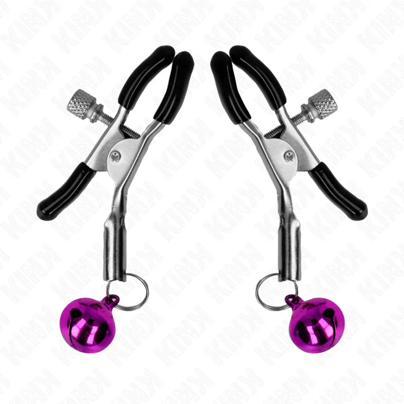Pinces À Tétons Bdsm En Métal Avec Chaînes
