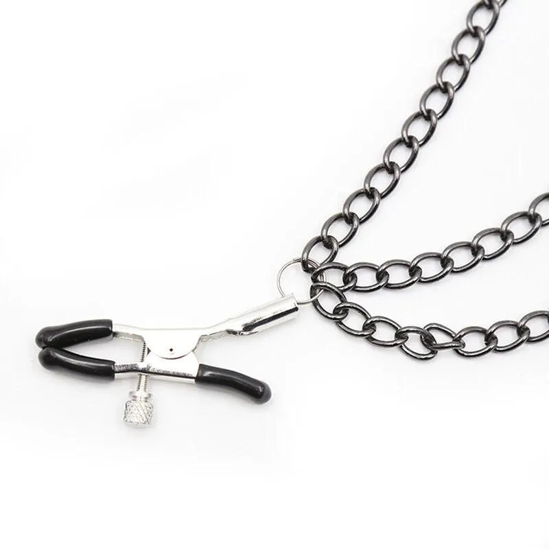 Pinces À Tétons Métal Noir Sans Nickel