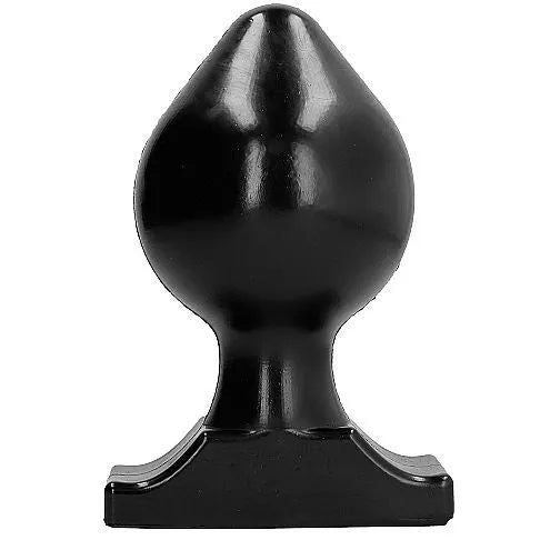 Plug Anal All Black Flexible Pvc Hypoallergénique