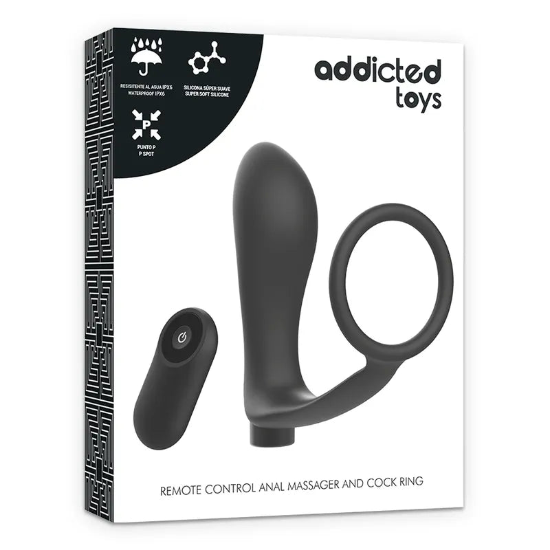 Plug Anal Cockring Silicone Débutant