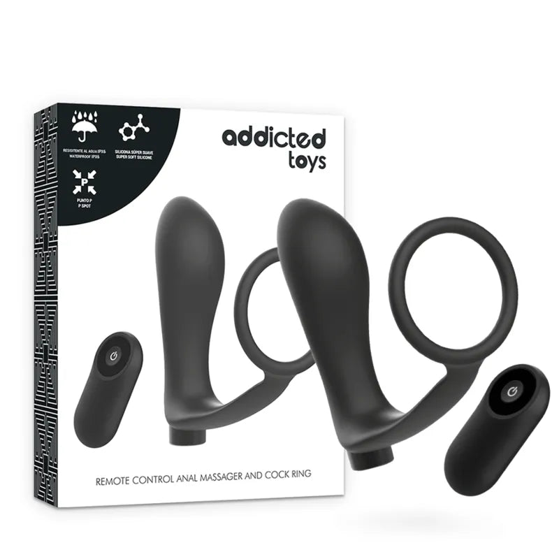Plug Anal Cockring Silicone Débutant