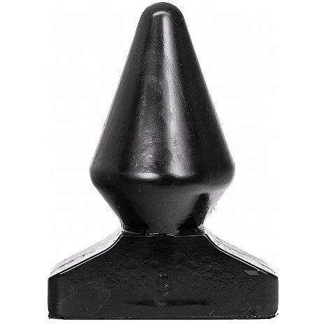Plug Anal Conique All Black Étanche Pvc