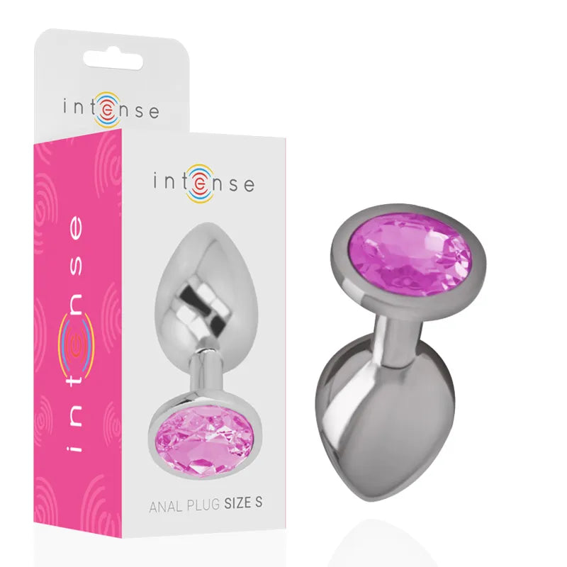 Plug Anal Diamant Métal Bleu Glamour