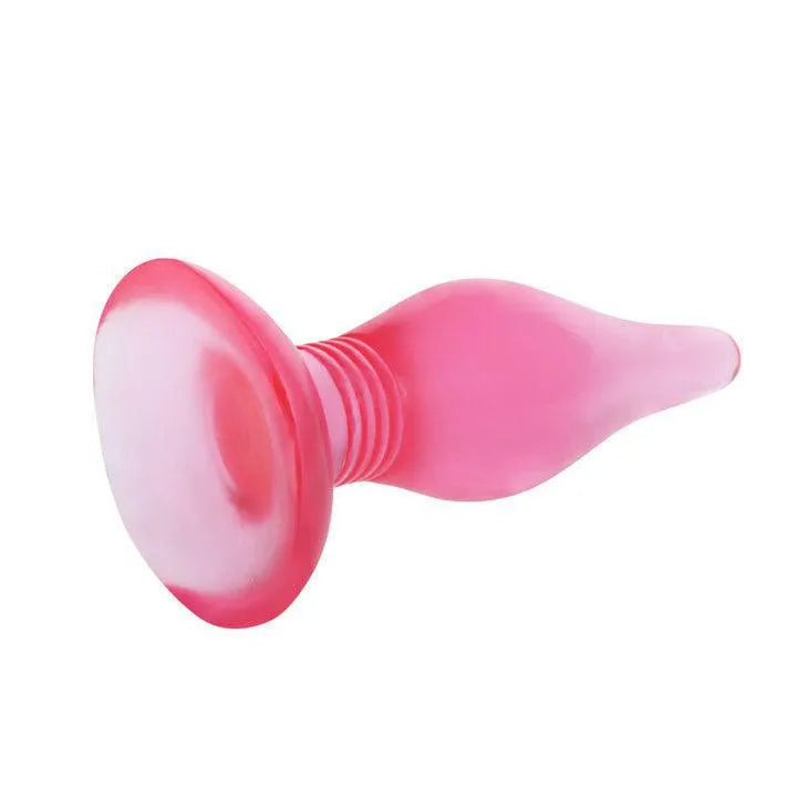 Plug Anal En Gélatine Avec Ventouse