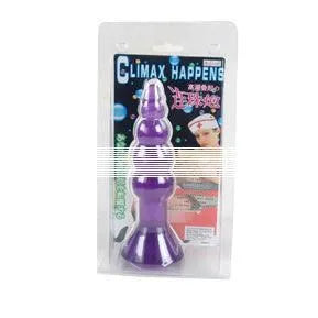 Plug Anal En Gelatina Lilas Avec Ventouse
