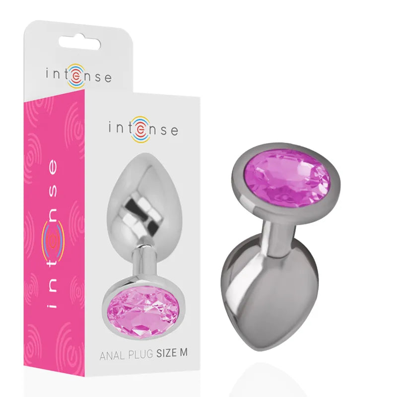 Plug Anal En Métal Avec Bijou Diamant