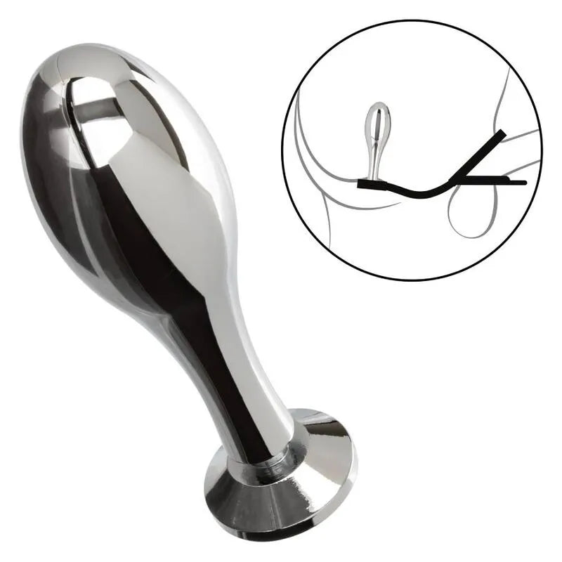 Plug Anal En Silicone Avec Sonde Métallique