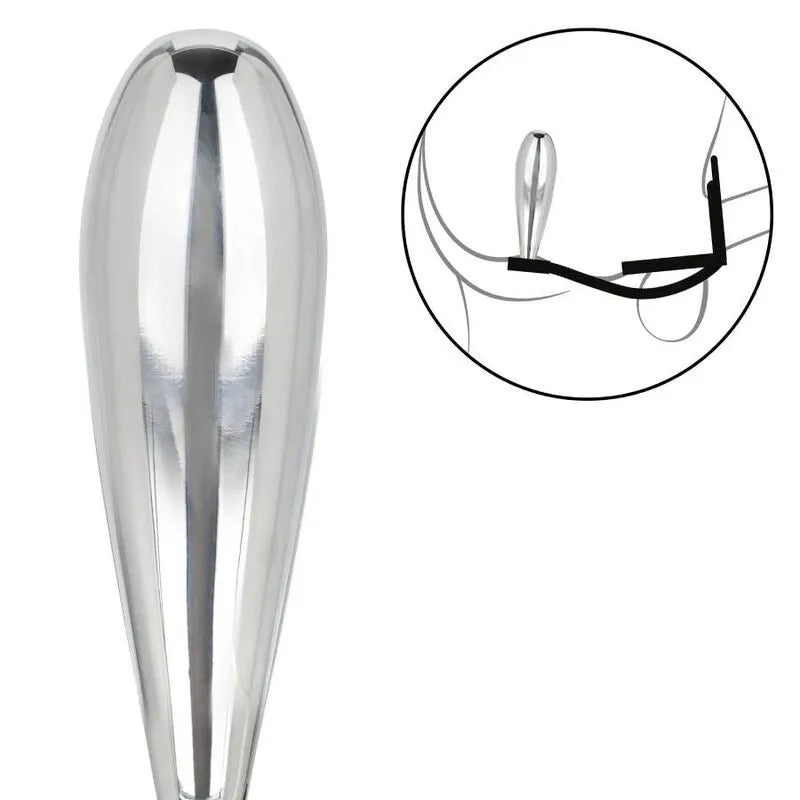 Plug Anal En Silicone Avec Sonde Métallique