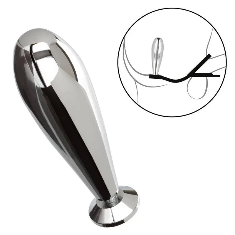 Plug Anal En Silicone Avec Sonde Métallique