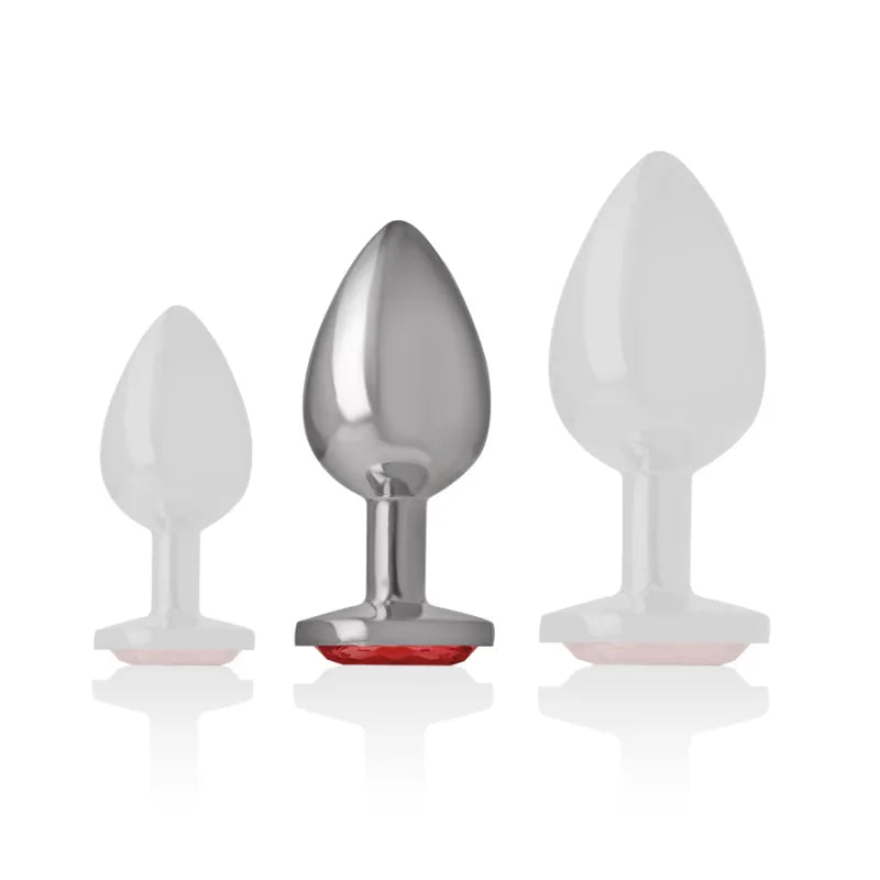 Plug Anal Luxe En Métal Bijou Diamant