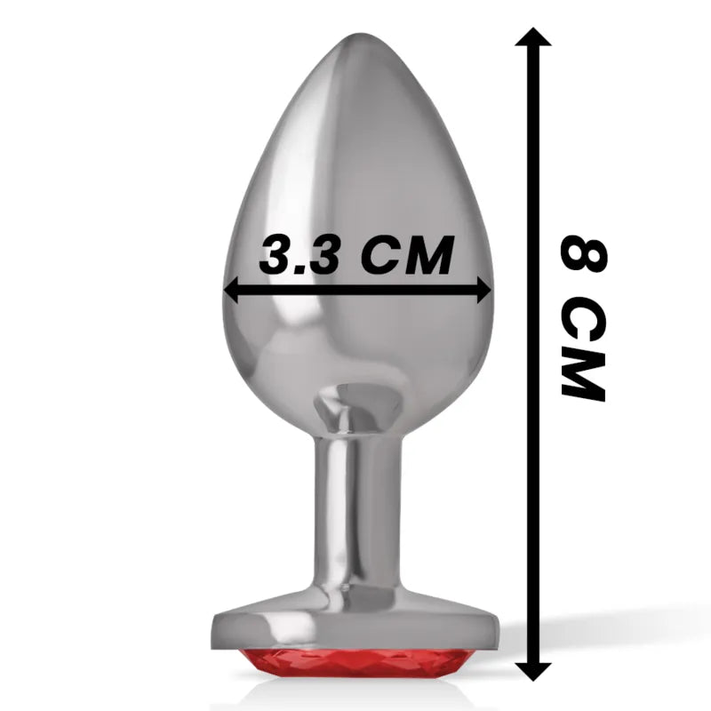 Plug Anal Luxe En Métal Bijou Diamant