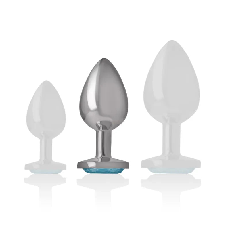 Plug Anal Luxe Métal Bijou Diamant