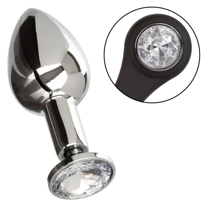 Plug Anal Métal Avec Pierres Précieuses