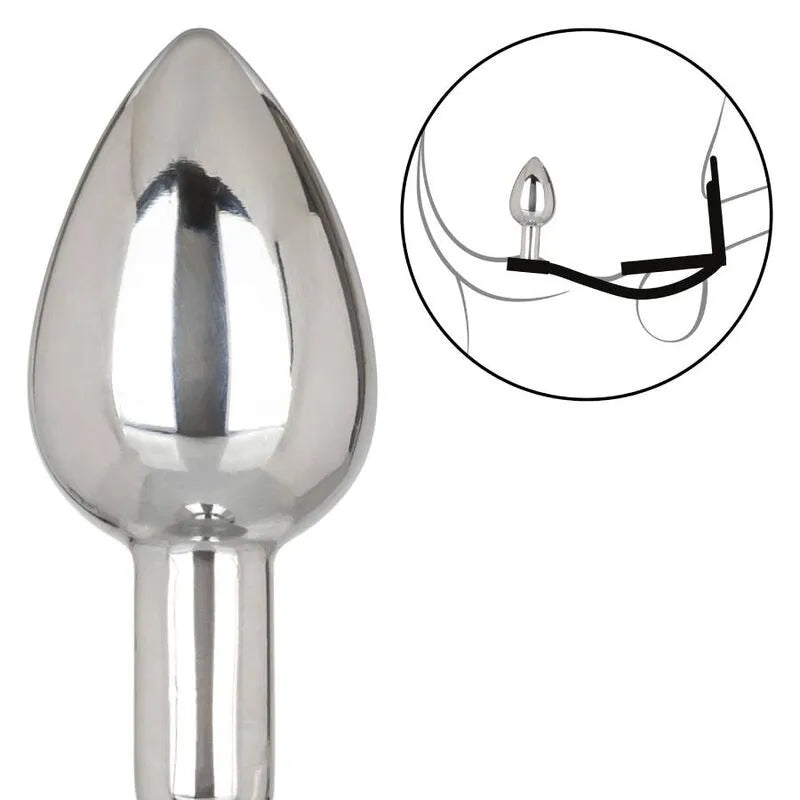 Plug Anal Métal Avec Pierres Précieuses