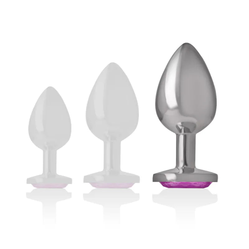 Plug Anal Métal Bijou Diamant Luxe