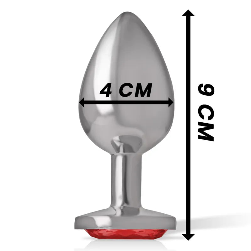 Plug Anal Métal Bijou Diamant Luxe