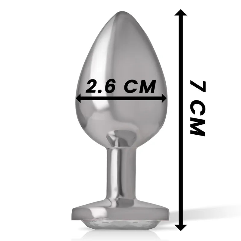 Plug Anal Métal Bijou Diamant Luxe