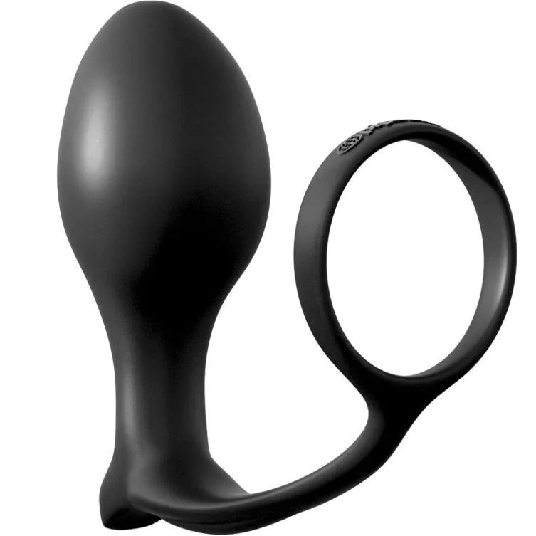 Plug Anal Silicone Avec Cockring Intégré