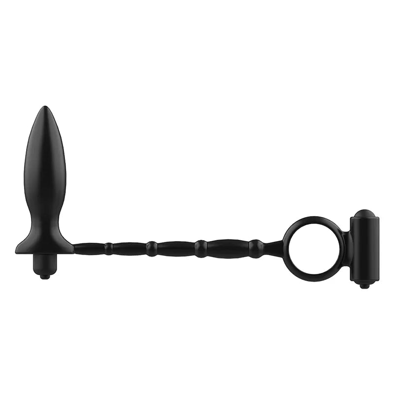 Plug Anal Silicone Débutant Avec Cockring