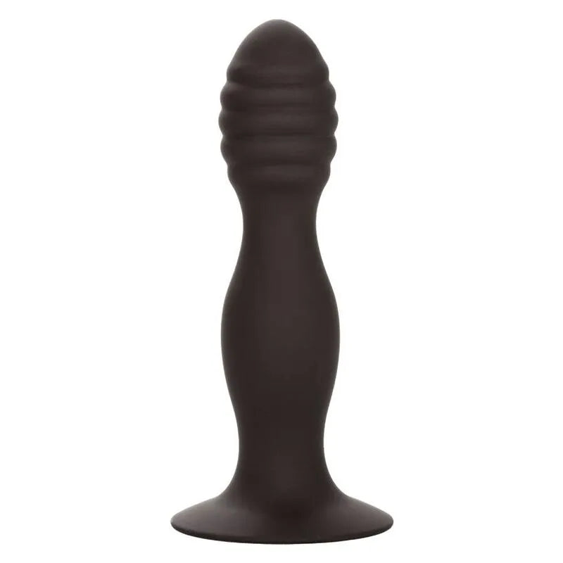 Plug Anal Silicone Nervuré Pour Débutants