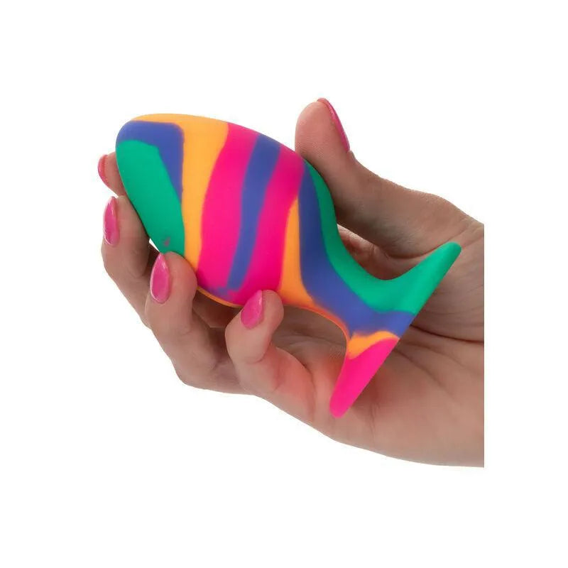 Plug Anal Tie-Dye Silicone Sécurisé
